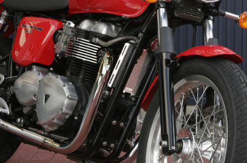 AELLA Oil Cooler Guard for Triumph Bonneville / Scrambler / Thruxton