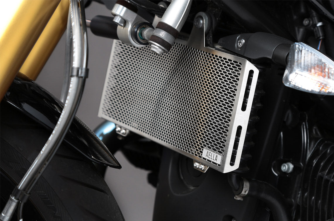 AELLA Oil Cooler Guard for the BMW R NineT - Black