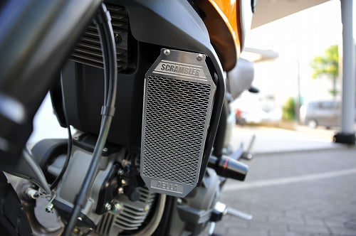 AELLA Oil Cooler Guard for Ducati Scrambler - Stainless Steel (15-22)
