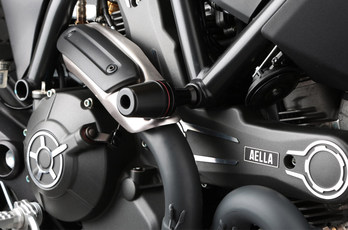 AELLA Frame Sliders for the Ducati Scrambler 800 and Sixty2 (15-22)