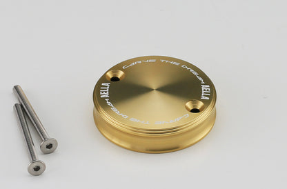 AELLA Front Brake Reservoir Fluid Cap - (Brembo Round Two Screws) - Most Ducati