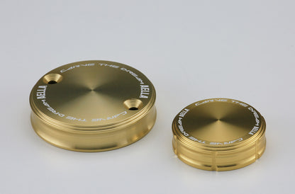 AELLA Front Brake Reservoir Fluid Cap - (Brembo Round Two Screws) - Most Ducati