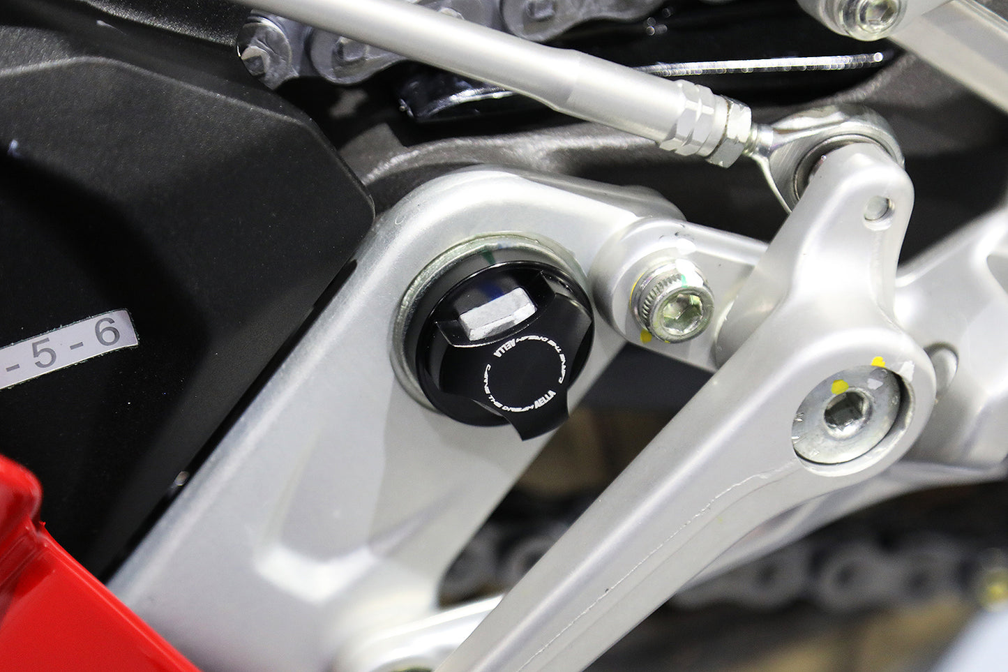 AELLA Swingarm Pivot Bolt Cover for Ducati Panigale V2 (2025+)