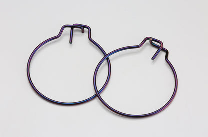 AELLA Titanium Look Large Hub Lock Pins For Rear Axle Nuts