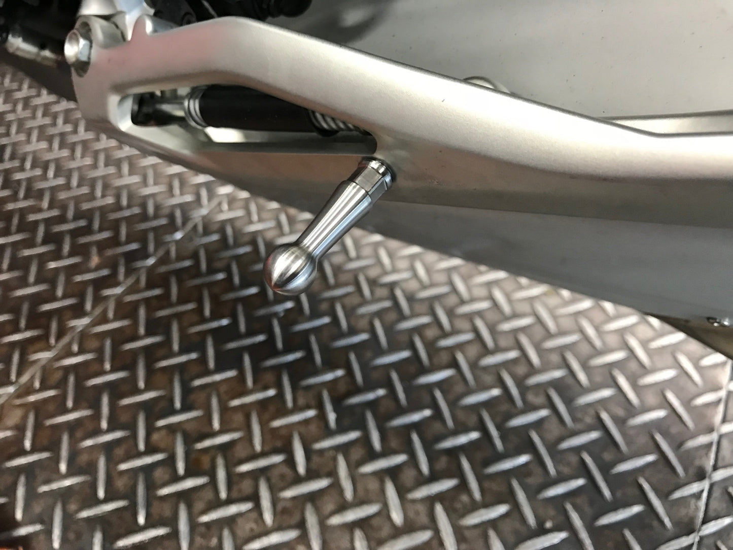 AELLA Titanium Sidestand (kickstand) Pin For the Ducati Panigale / Streetfighter V4 / S / Speciale / R