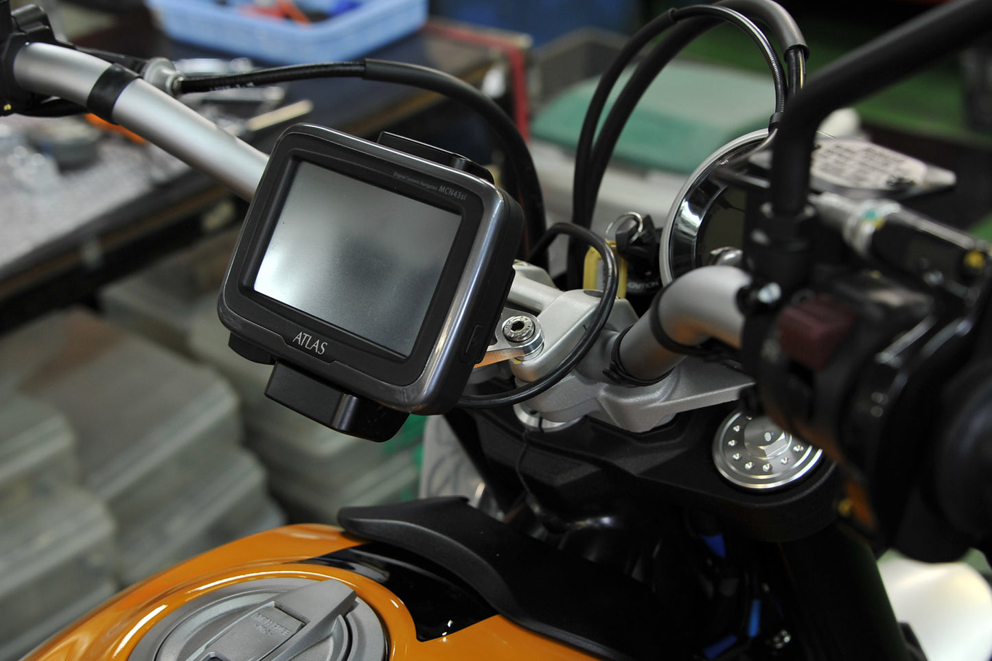 AELLA Navigation Stay for Ducati Scrambler