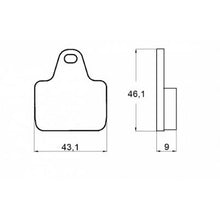 Accossato Brake Pads For Accossato Calipers - AGPA134