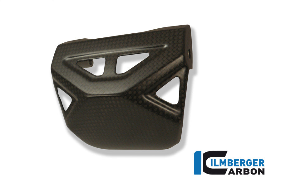 Ilmberger Carbon Exhaust Protection on the Exhaust Valve Carbon for the Ducati Diavel 2011 - 2014
