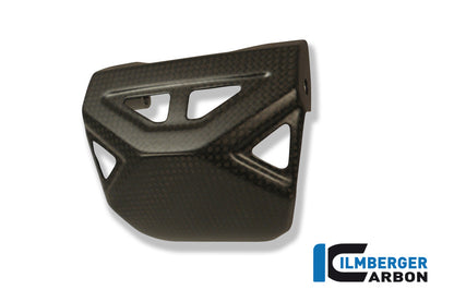 Ilmberger Carbon Exhaust Protection on the Exhaust Valve Carbon for the Ducati Diavel 2011 - 2014
