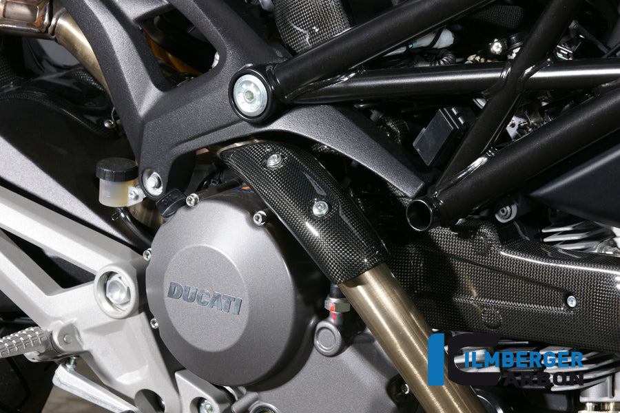 Ilmberger Carbon Exhaust Protection Manifold for the Ducati Monster 696 '08-09, Monster 796 '10-25, Monster 1100/S '08-14