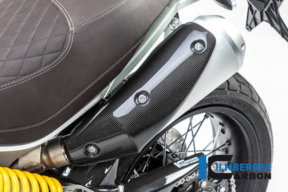 Ilmberger Carbon Exhaust Protection, Left for the Ducati Scrambler 1100 '17