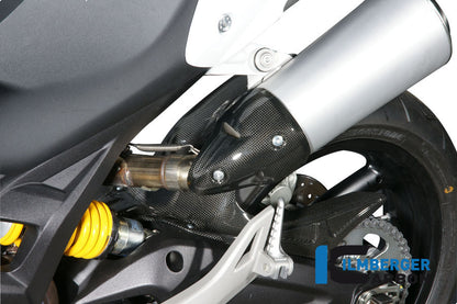 Ilmberger Carbon Exhaust Protection, Left for the Ducati Monster 696 '08-09, Monster 796 '10-25, Monster 1100/S '08-14