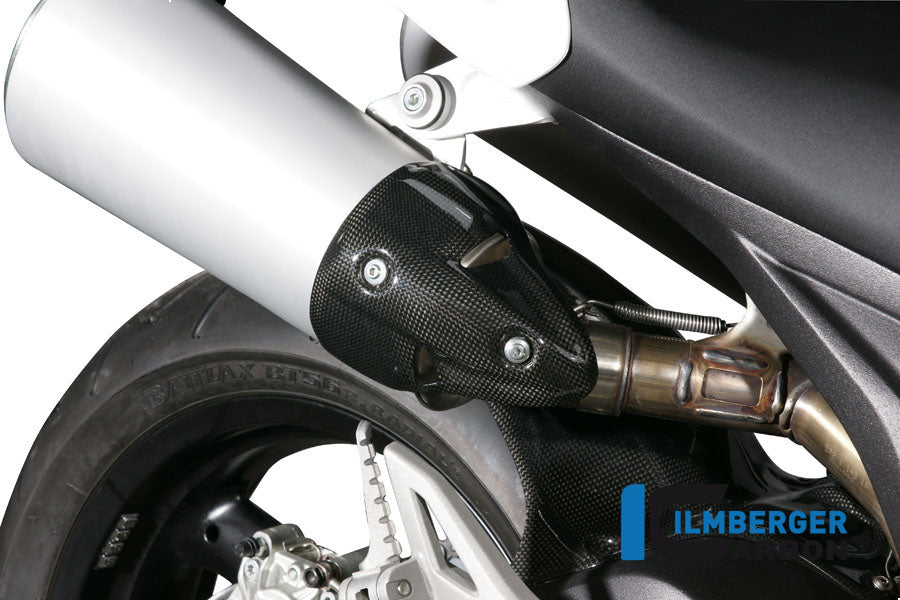 Ilmberger Carbon Exhaust Protection, Right for the Ducati Monster 696 '08-09, Monster 796 '10-25, Monster 1100/S '08-14