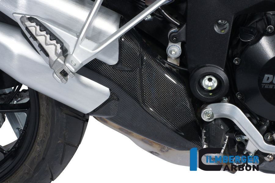 Ilmberger Carbon Side Exhaust Protector for the Ducati Multistrada 1200 '10-12