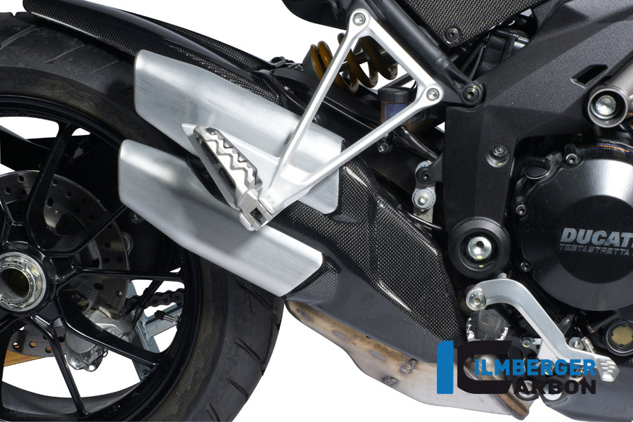 Ilmberger Carbon Side Exhaust Protector for the Ducati Multistrada 1200 '10-12