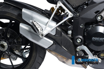 Ilmberger Carbon Side Exhaust Protector for the Ducati Multistrada 1200 '10-12
