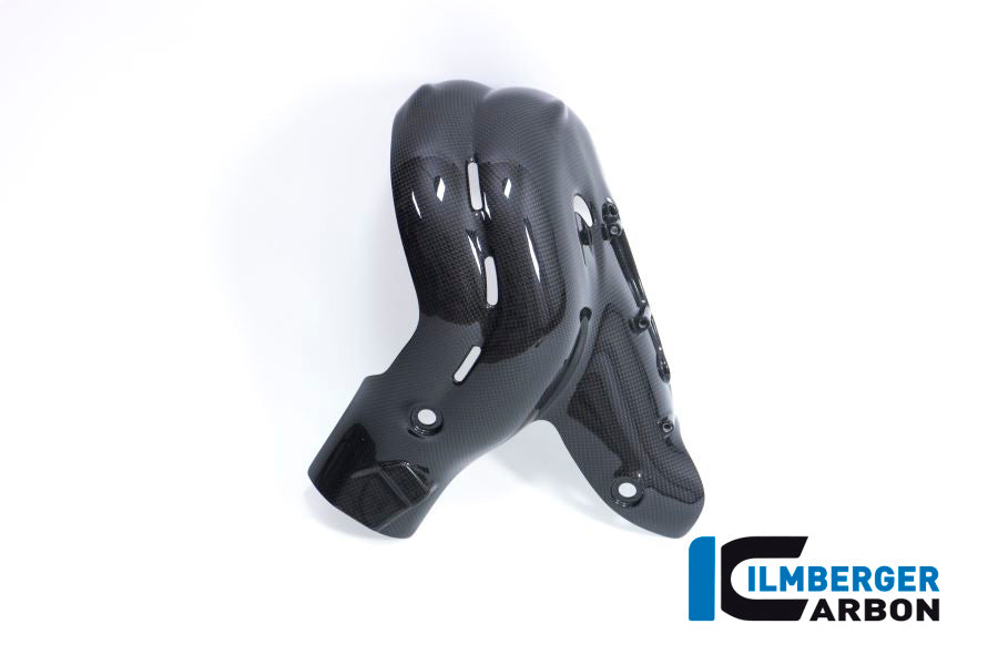 Ilmberger Carbon Exhaust Protection Set for the Ducati Panigale V4,V4 S '18-20 / V4 Racing '18-19 / Streetfighter V4 '20-22