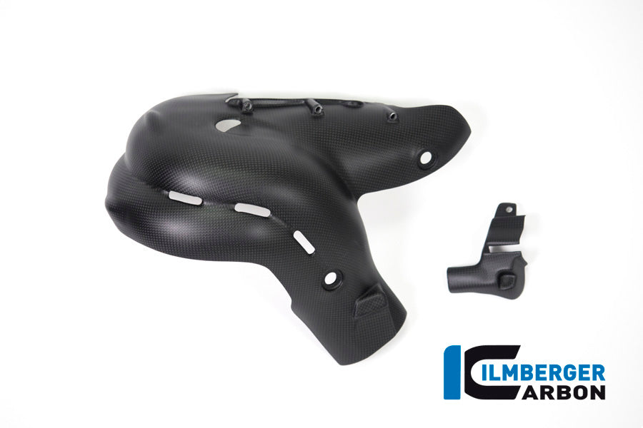 Ilmberger Carbon Exhaust Protection Set for the Ducati Panigale V4,V4 S '18-20 / V4 Racing '18-19 / Streetfighter V4 '20-22