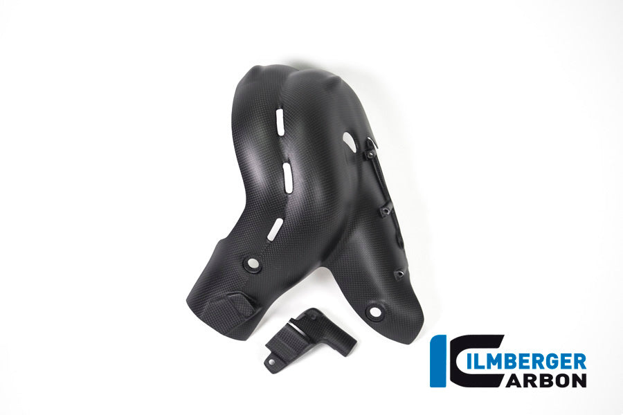Ilmberger Carbon Exhaust Protection Set for the Ducati Panigale V4,V4 S '18-20 / V4 Racing '18-19 / Streetfighter V4 '20-22