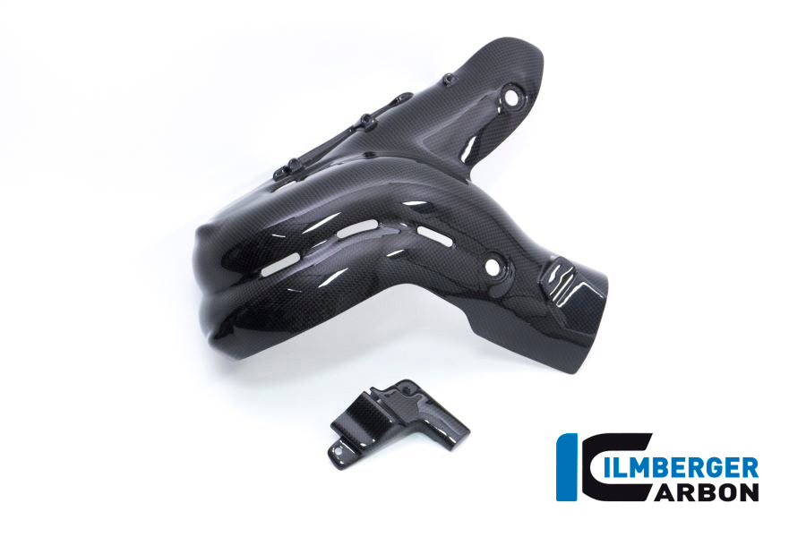 Ilmberger Carbon Exhaust Protection Set for the Ducati Panigale V4,V4 S '18-20 / V4 Racing '18-19 / Streetfighter V4 '20-22
