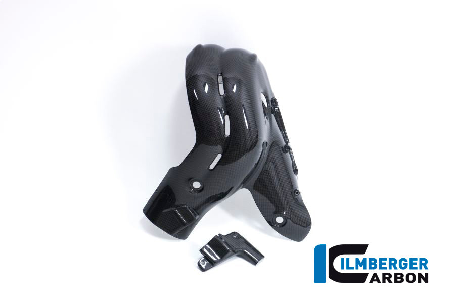 Ilmberger Carbon Exhaust Protection Set for the Ducati Panigale V4,V4 S '18-20 / V4 Racing '18-19 / Streetfighter V4 '20-22