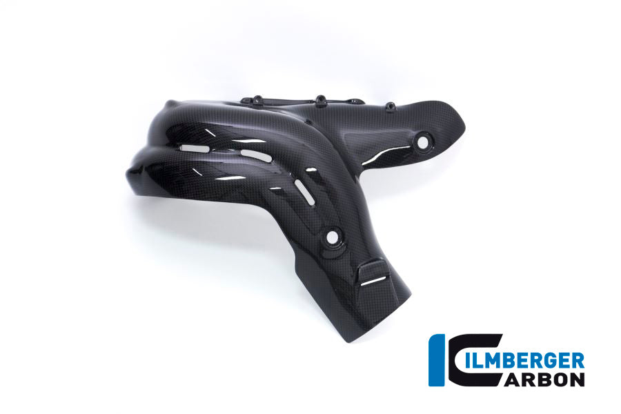 Ilmberger Carbon Exhaust Protection Set for the Ducati Panigale V4,V4 S '18-20 / V4 Racing '18-19 / Streetfighter V4 '20-22