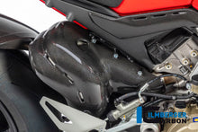 Ilmberger Carbon Exhaust Protection Set for the Ducati Panigale V4,V4 S '18-20 / V4 Racing '18-19 / Streetfighter V4 '20-22
