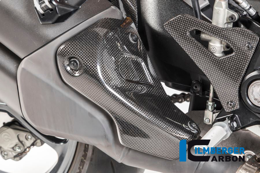 Ilmberger Carbon Exhaust Protector for the Ducati Monster 1200R 2016