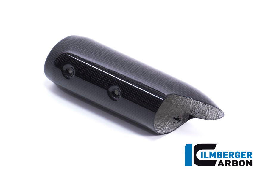 Ilmberger Carbon Lower Exhaust End Cap Carbon for the Ducati Supersport/S '17-22