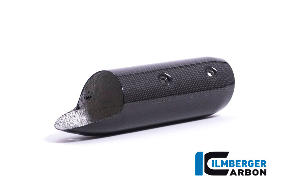Ilmberger Carbon Lower Exhaust End Cap Carbon for the Ducati Supersport/S '17-22