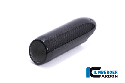 Ilmberger Carbon Lower Exhaust End Cap Carbon for the Ducati Supersport/S '17-22