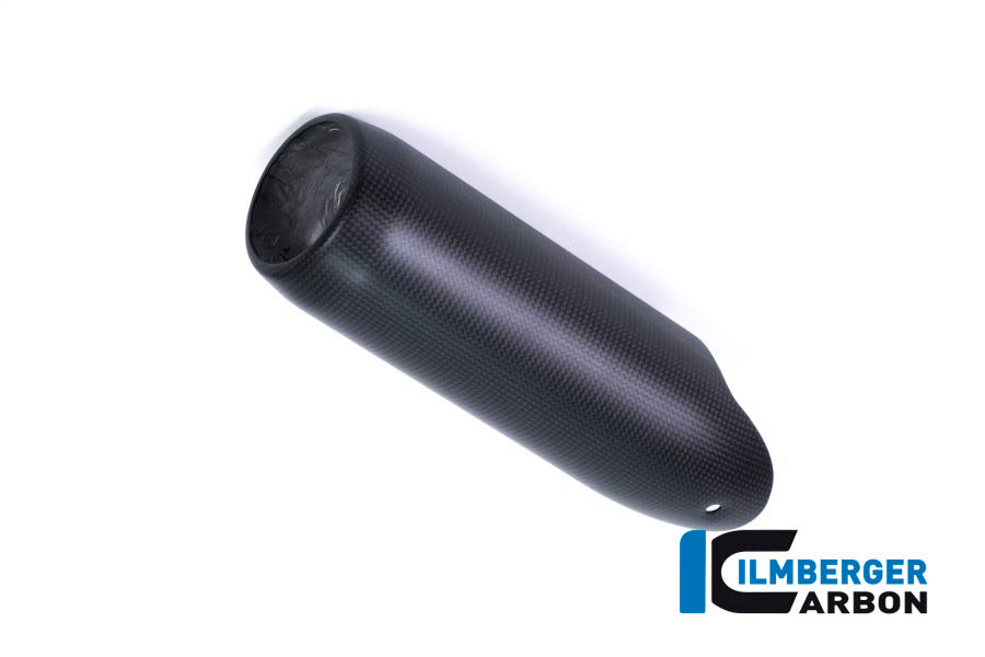 Ilmberger Carbon Lower Exhaust End Cap Carbon for the Ducati Supersport/S '17-22