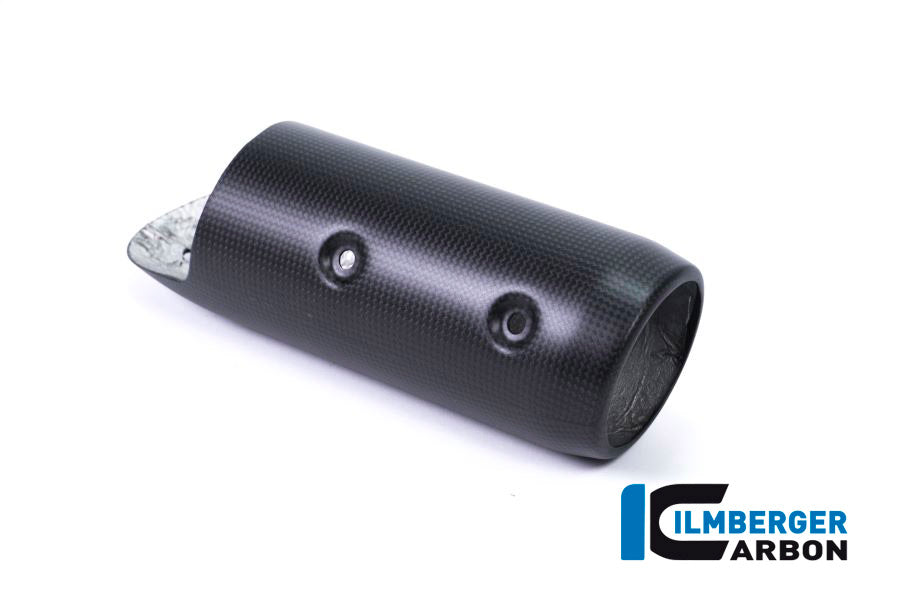 Ilmberger Carbon Lower Exhaust End Cap Carbon for the Ducati Supersport/S '17-22