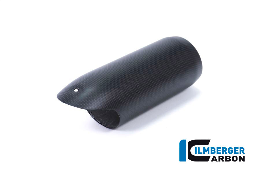 Ilmberger Carbon Lower Exhaust End Cap Carbon for the Ducati Supersport/S '17-22