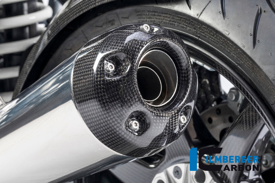 Ilmberger Carbon Silencer Protector, Rear for the BMW R Nine T Racer 2017, R Nine T Urban GS 2016