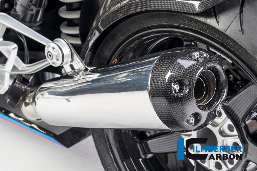 Ilmberger Carbon Silencer Protector, Rear for the BMW R Nine T Racer 2017, R Nine T Urban GS 2016