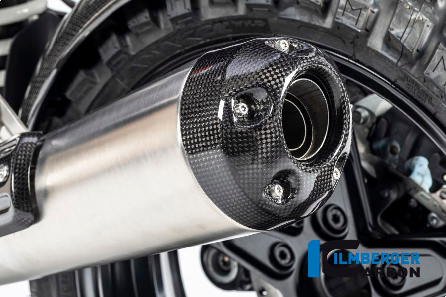 Ilmberger Carbon Silencer Protector, Rear for the BMW R Nine T Racer 2017, R Nine T Urban GS 2016