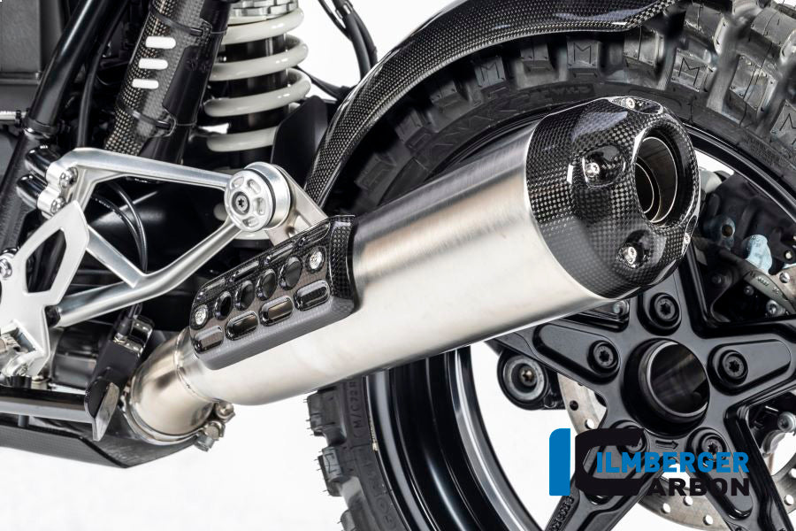 Ilmberger Carbon Silencer Protector, Rear for the BMW R Nine T Racer 2017, R Nine T Urban GS 2016