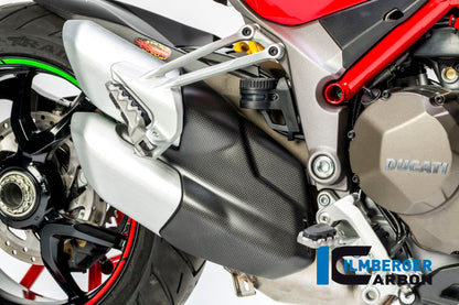 Ilmberger Carbon Exhaust Protector for the Ducati Multistrada 1200 DVT '15