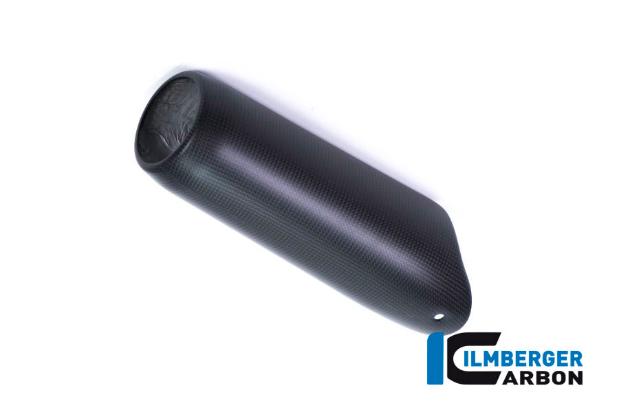 Ilmberger Carbon Upper Exhaust End Cap Carbon for the Ducati Supersport/S '17-22