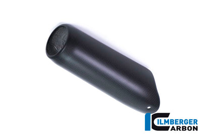 Ilmberger Carbon Upper Exhaust End Cap Carbon for the Ducati Supersport/S '17-22