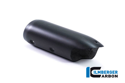 Ilmberger Carbon Upper Exhaust End Cap Carbon for the Ducati Supersport/S '17-22