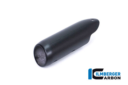 Ilmberger Carbon Upper Exhaust End Cap Carbon for the Ducati Supersport/S '17-22