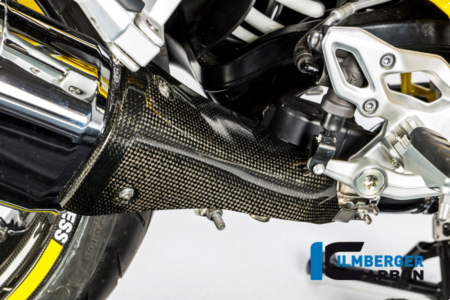 Ilmberger Carbon Front Silencer Protector, Carbon for the BMW R 1200 RS 2015