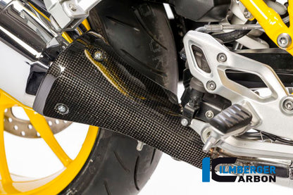 Ilmberger Carbon Front Silencer Protector, Carbon for the BMW R 1200 RS 2015