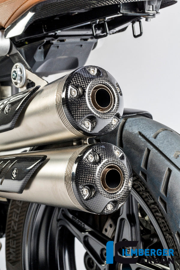 Ilmberger Carbon Silencer Endcap for the BMW R Nine T Scrambler 2016