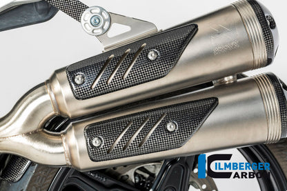 Ilmberger Carbon Silencer Protector for the BMW R Nine T Scrambler 2016