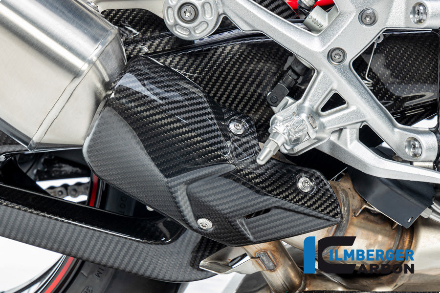 Ilmberger Carbon Muffler / Silencer Protector for the BMW S 1000 R '21 / S 1000 RR '19-23 / M 1000 R '23-24 / M 1000 RR '21-24