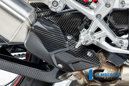 Ilmberger Carbon Muffler / Silencer Protector for the BMW S 1000 R '21 / S 1000 RR '19-23 / M 1000 R '23-24 / M 1000 RR '21-24
