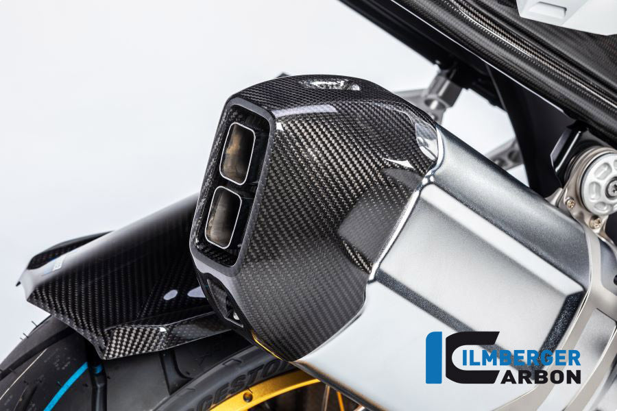 Ilmberger Carbon Silencer Protector (Rear) for the BMW R 1250 GS/ GS Adventure 2019